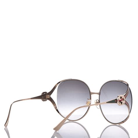 gucci round glasses frames|gucci oversized round frame.